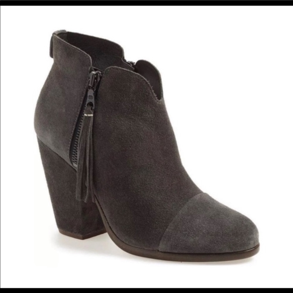 Rag and bone brand new booties grey suede